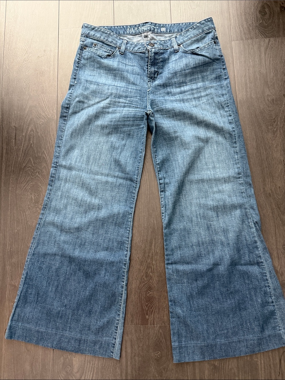 Guess Jeans - Women's Wide Leg Blue Jeans